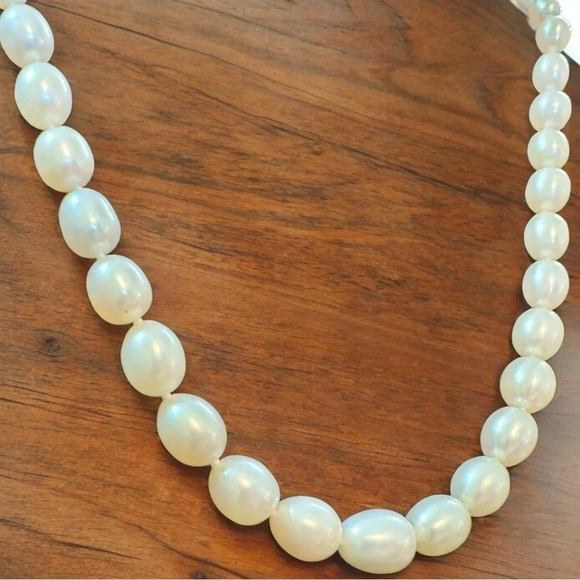 Honora Sterling Silver Graduated Freshwater Pearl Necklace - Picture 4 of 6